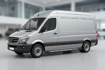 Volkswagen Crafter 2006–2016 Side steps New Vision Black (2 stuks, aluminium) foto 1
