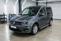 Volkswagen Caddy 2015–2020 Side steps New Vision Black (2 stuks, aluminium) foto 1