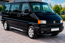 Volkswagen T4 Transporter 1990–2003 Zijtreden Vision New Black (2 stuks, aluminium) foto 1