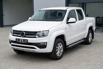 Volkswagen Amarok 2010–2022 Side steps New Vision Black (2 stuks, aluminium) foto 1