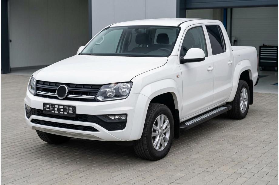 Volkswagen Amarok 2010–2022 Side steps New Vision Black (2 stuks, aluminium) Image