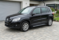 Volkswagen Tiguan 2007–2016 Side steps New Vision Black (2 stuks, aluminium) foto 1