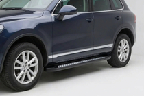 Volkswagen Touareg 2002–2010 Side steps New Vision Black (2 stuks, aluminium) foto 1