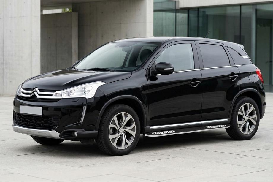 Citroen C-4 Aircross 2012–2017 Tayga V2 side steps (2 stuks, aluminium) Image