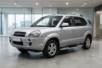 Hyundai Tucson JM 2004– Tayga V2 side steps (2 stuks, aluminium) foto 1