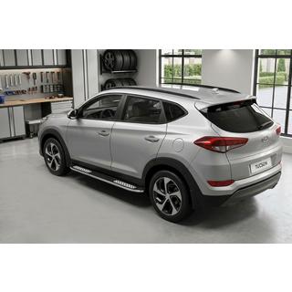 Tayga V2 side steps (2 stuks, aluminium) Hyundai Tucson TL 2016–2021 foto 1