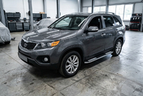 Kia Sorento II XM 2009–2014 Tayga V2 side steps (2 stuks, aluminium) 2010-2013 foto 1