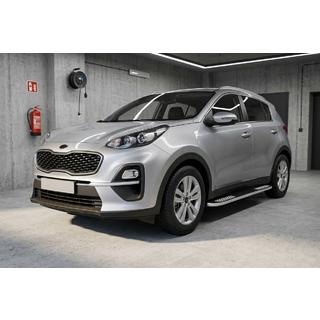Tayga V2 side steps (2 stuks, aluminium) Kia Sportage 2015–2021 foto 1