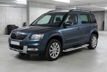 Skoda Yeti 2009–2017 Tayga V2 side steps (2 stuks, aluminium) foto 1