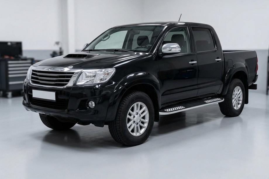 Toyota Hilux 2006–2015 Tayga V2 side steps (2 stuks, aluminium) Image