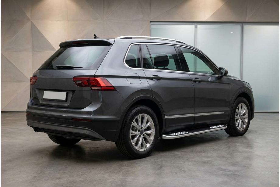 Volkswagen Tiguan 2016–2023 Tayga V2 side steps (2 stuks, aluminium) Image