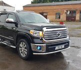 Toyota Tundra 2007–2021 Voorbumperbescherming ST008 (RVS) foto 3