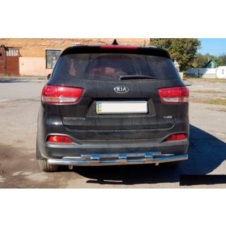 Achterbumperbeugel AK015 (RVS) Kia Sorento II XM 2009–2014 foto 3