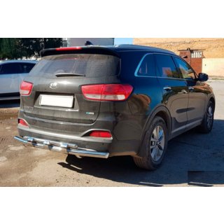 Achterbumperbeugel AK015 (RVS) Kia Sorento II XM 2009–2014 foto 2