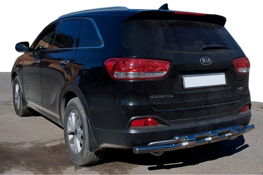 Kia Sorento II XM 2009–2014 Achterbumperbeugel AK015 (RVS) Image