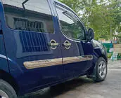 Fiat Doblo I 2005–2010 Deur sierlijst (brede uitvoering, 4 stuks, RVS) Carmos - Turks staal foto 2