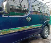 Fiat Doblo I 2005–2010 Deur sierlijst (brede uitvoering, 4 stuks, RVS) Carmos - Turks staal foto 1