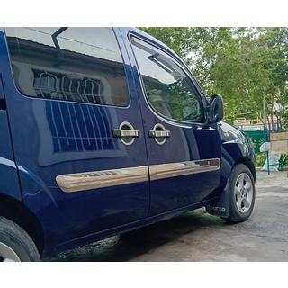 Deur sierlijst (brede uitvoering, 4 stuks, RVS) Fiat Doblo I 2005–2010 foto 2