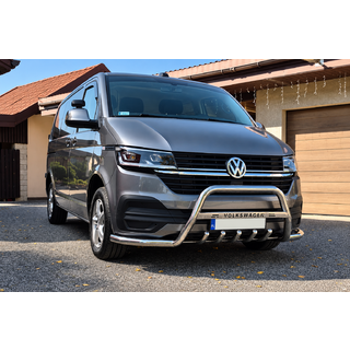 Bullbar WT004-ST (RVS) Volkswagen T6 2015–2024 foto 1