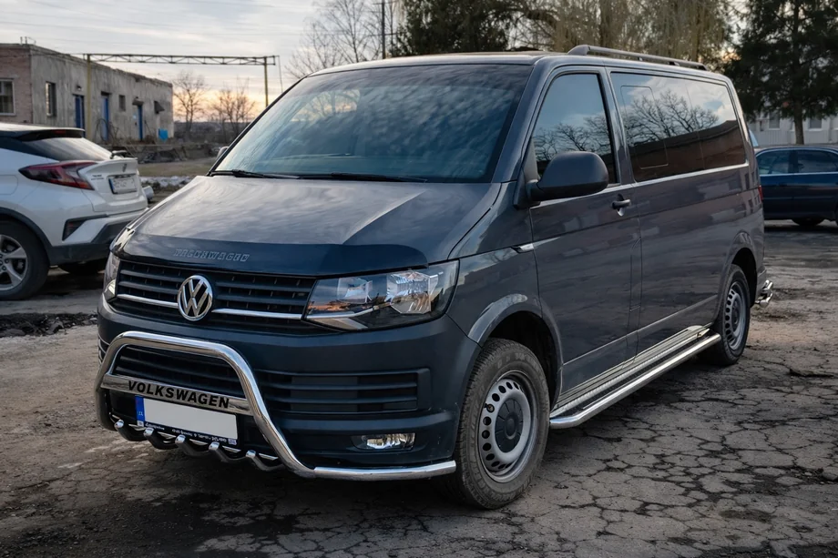 Volkswagen T6 2015–2024 Bullbar WT004-ST (RVS) Foto 5