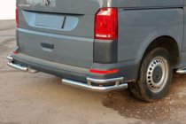Volkswagen T6 2015–2024 Achterhoekstukken AK003-Double (2 st., RVS) foto 2