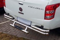 Fiat Fullback 2016– Achterbeschermbeugel AK-Special (RVS) foto 1
