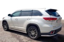 Toyota Highlander 2013–2019 Achterhoekstukken (2 st., RVS) foto 1