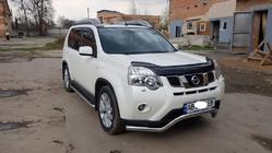 Nissan X-trail T31 2007–2014 Voorbeschermbeugel ST007 (RVS) foto 2