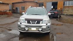 Nissan X-trail T30 2002–2007 Voorbeschermbeugel ST007 (RVS) foto 2