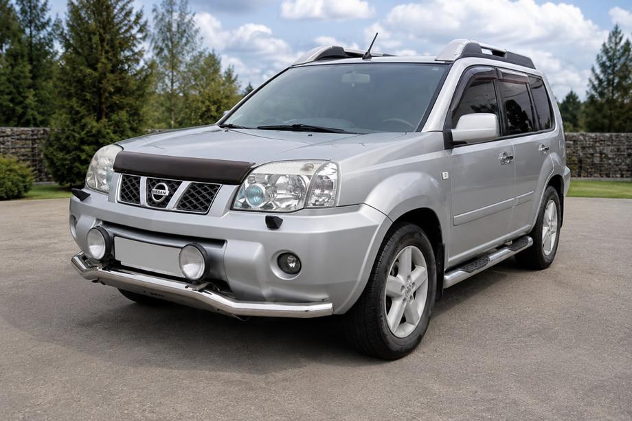 Nissan X-trail T30 2002–2007 Voorbeschermbeugel ST007 (RVS) Image