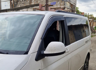 Volkswagen T5 Transporter 2003–2010 Geïntegreerde dakrails (zwart) foto 40