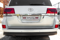 Toyota Land Cruiser 200 2007–2021 Standaard kentekenplaathouder Zwart foto 3