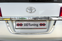Toyota Land Cruiser 200 2007–2021 Standaard kentekenplaathouder Zwart foto 6