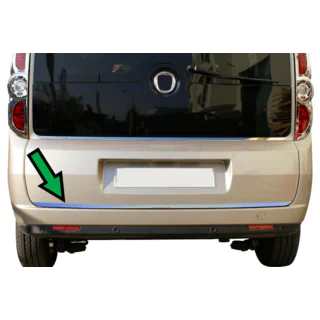 RVS randlijst voor kofferklep foto 2