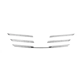Chroom grillelijsten voor radiatorgrille 2016-2021 (5 stuks, RVS) foto 3