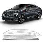 Renault Megane IV 2016–2025 Complete raamomlijsting (Sedan, 12 stuks, RVS) Carmos - Turks staal foto 1