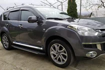 Citroen C-Crosser 2007–2013 Bosphorus Grey zijsteps (set van 2, aluminium) foto 1