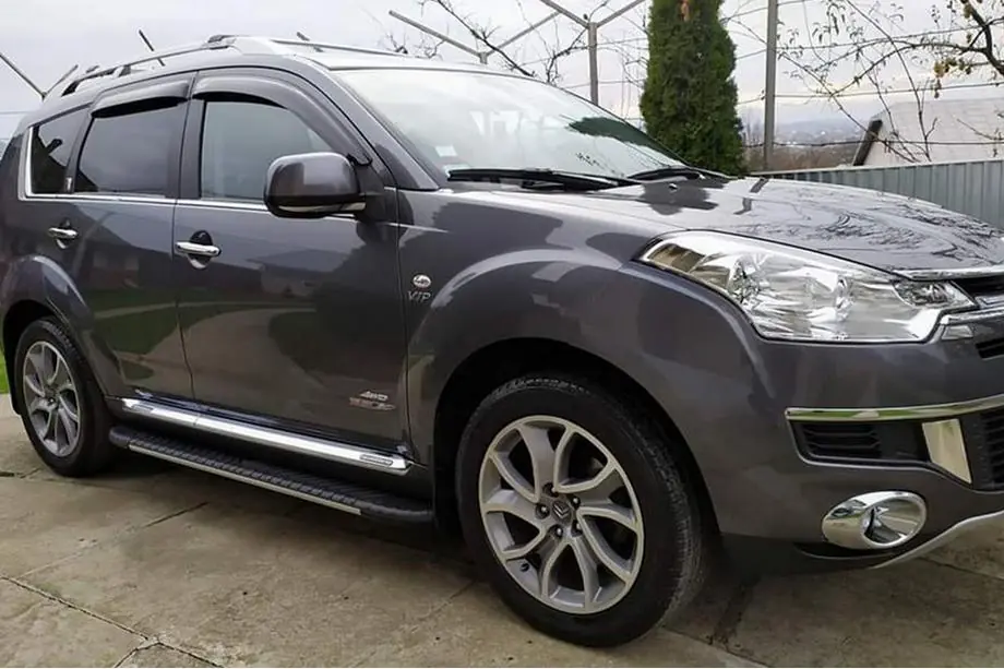 Citroen C-Crosser 2007–2013 Bosphorus Grey zijsteps (set van 2, aluminium) Image