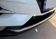 Nissan Qashqai 2014–2021 Chroomstrip voor de voorbumper (2017↗︎, RVS) OmsaLine - Italiaans roestvrij staal foto 1