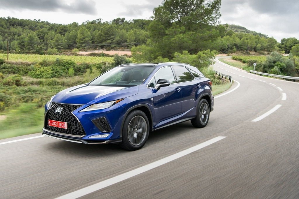 Gefacelifte versie van de Lexus RX-crossover