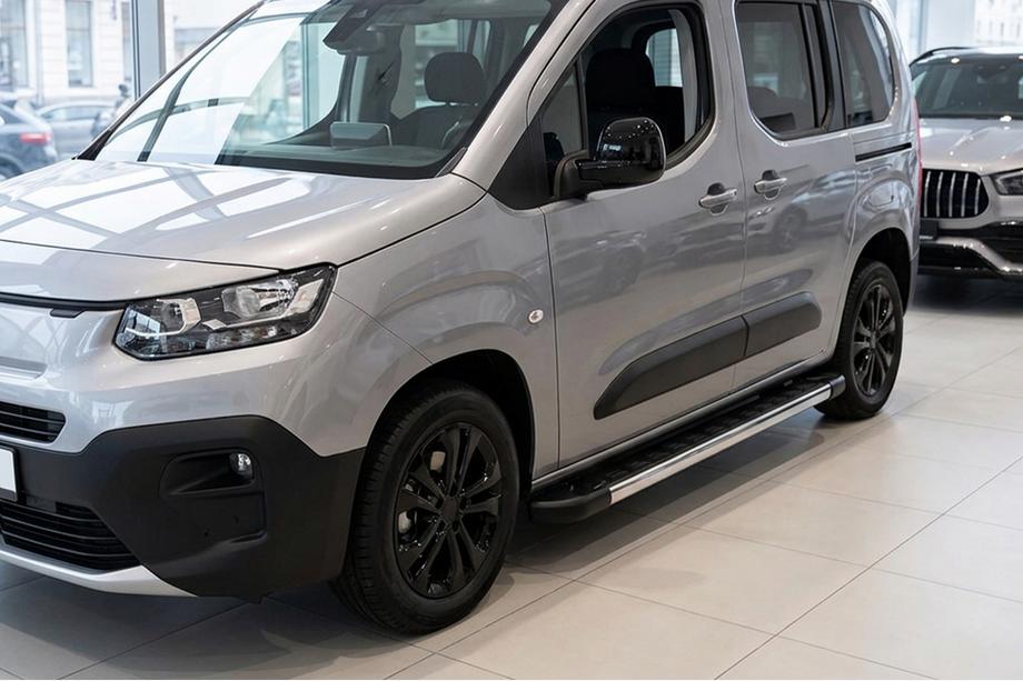Peugeot Partner/Rifter 2019– Side steps RedLine V1 (2 stuks, aluminium) Image