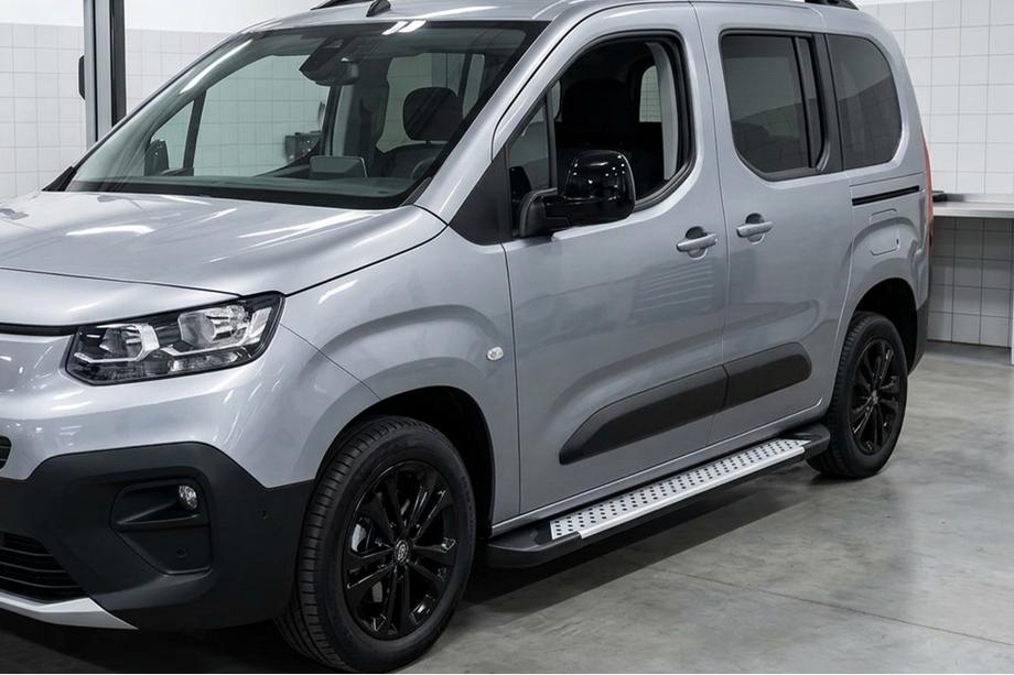 Opel Combo 2019– Side steps Allmond Grey (2 stuks, aluminium) Image