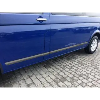 Deurlijsten (RVS, zwart chroom) foto 1