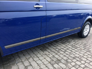 Volkswagen T5 2010–2015 Deurlijsten (RVS, zwart chroom) foto 1