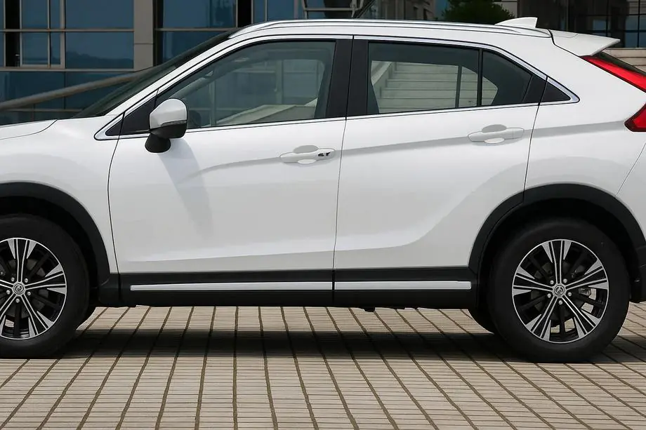 Mitsubishi Eclipse Cross 2017– OmsaLine deurstrips (4 st., RVS) Image