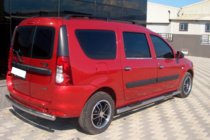 Renault Logan MCV 2005–2013 Sidebars (2 stuks, RVS) foto 4