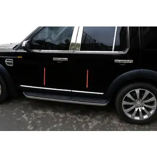 OmsaLine deurstrips (4 st., RVS) Land Rover Discovery IV 2009–2017 foto 1