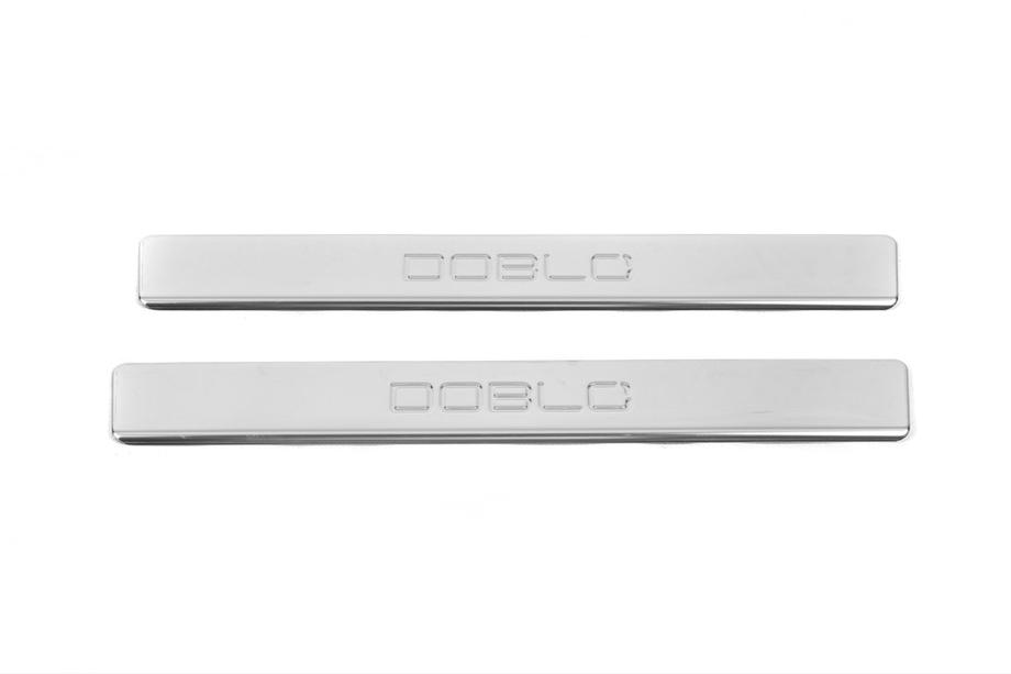 Fiat Doblo II 2010–2022 OmsaLine instaplijsten (2 stuks, RVS) Image