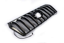 Toyota Land Cruiser Prado 150 2009–2023 Radiatorgrille 2017↗ LED (Zeus Silver) foto 4