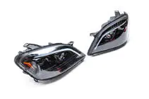 Mercedes ML W164 2005–2011 Koplampen met LED-element (2005-2008, 2 stuks, donker) foto 5
